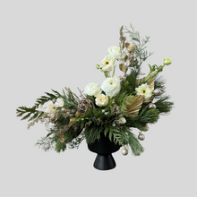 Load image into Gallery viewer, Silver Bells- Our Classic Winter Vase Arrangement
