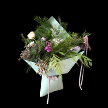 Load image into Gallery viewer, Winter Green&#39;s Hand Tied Bouquet- Longer Lasting
