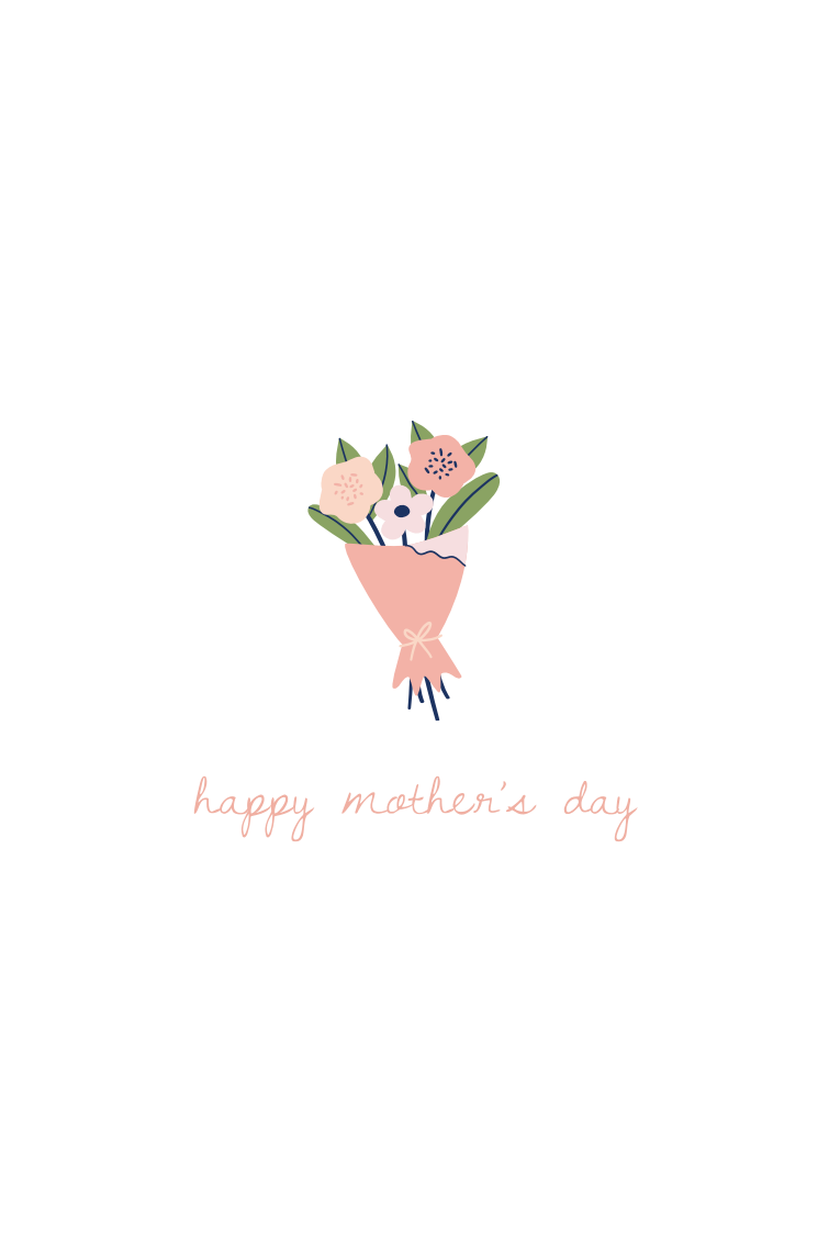Custom Full Size Greeting Card- Happy Mother's Day